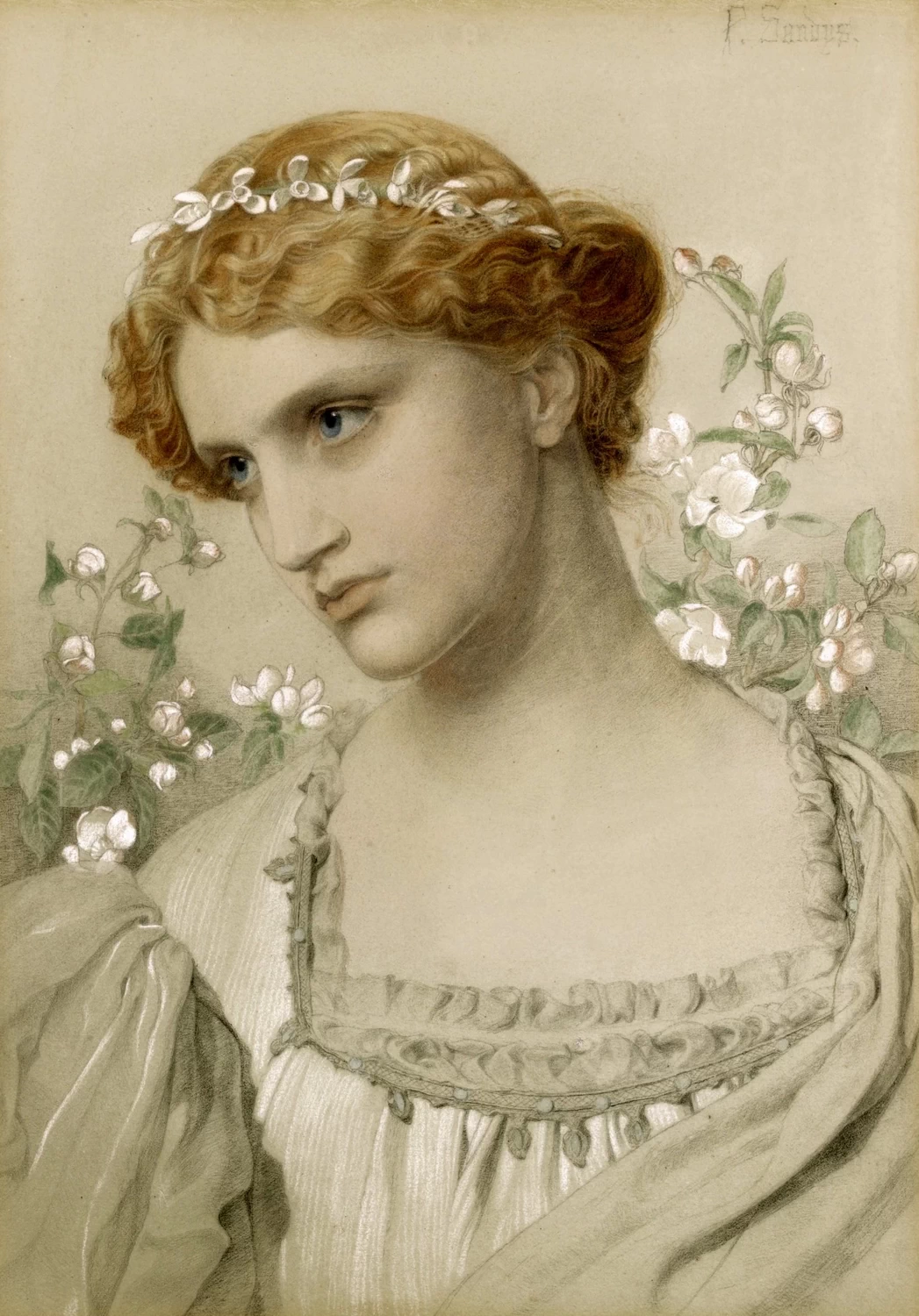 Frederick Sandys-17-fiore di melo